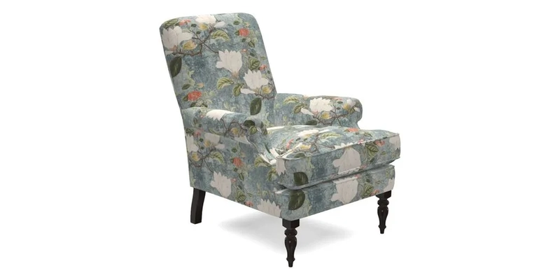 Thistle Chair in Indigo & Wills Morocco Epic Blue