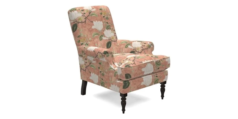 Thistle Chair in Indigo & Wills Morocco Epic Blue