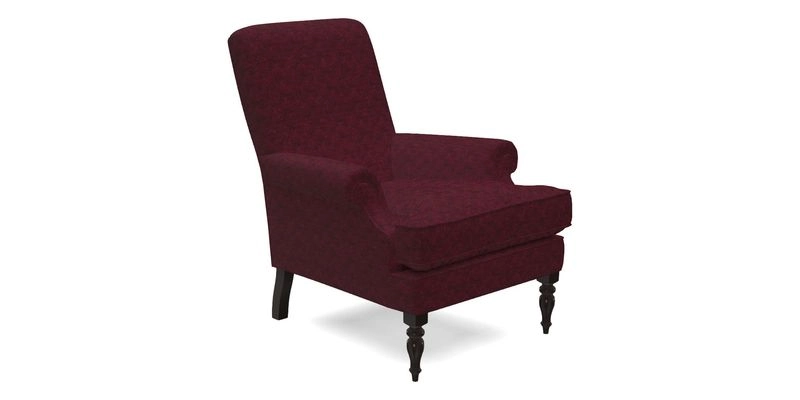 Thistle Chair in Indigo & Wills Morocco Epic Blue