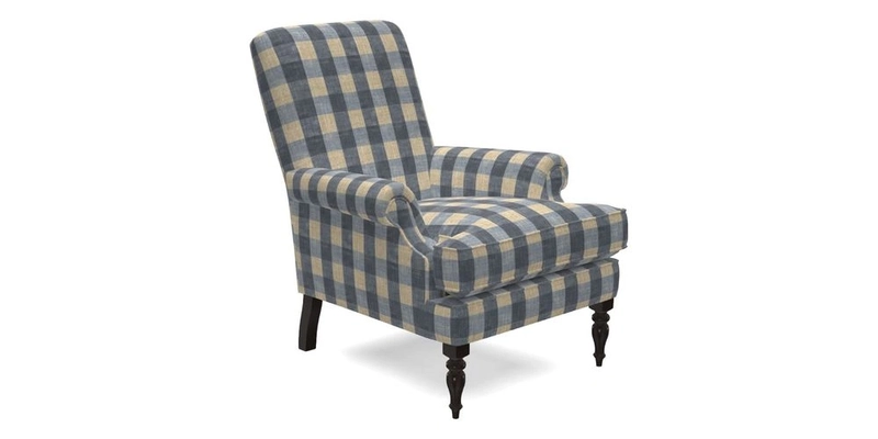 Thistle Chair in Indigo & Wills Morocco Epic Blue