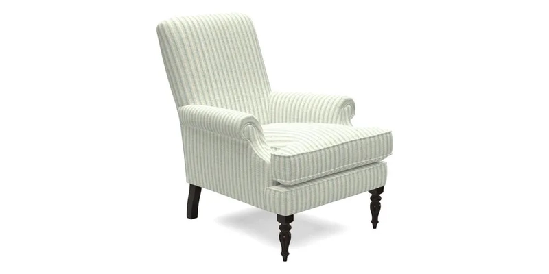 Thistle Chair in Indigo & Wills Morocco Epic Blue