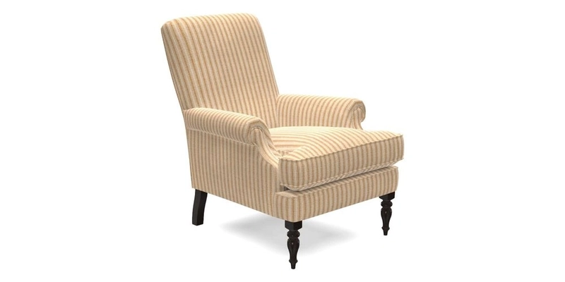 Thistle Chair in Indigo & Wills Morocco Epic Blue