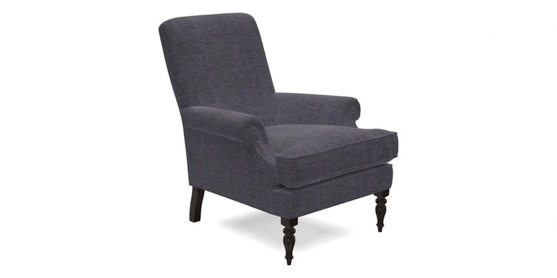 Thistle Chair in Indigo & Wills Morocco Epic Blue
