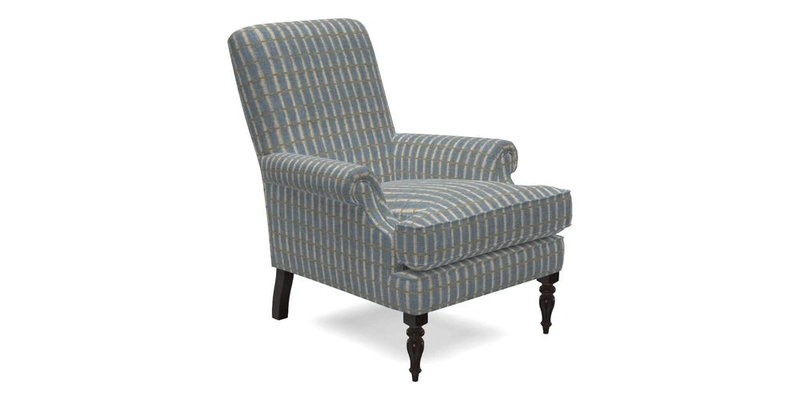 Thistle Chair in Indigo & Wills Morocco Epic Blue
