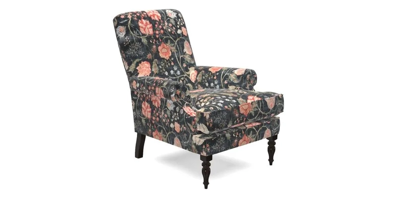 Thistle Chair in Indigo & Wills Morocco Epic Blue