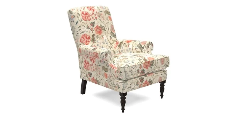 Thistle Chair in Indigo & Wills Morocco Epic Blue