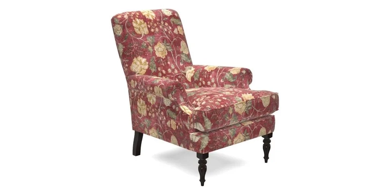 Thistle Chair in Indigo & Wills Morocco Epic Blue