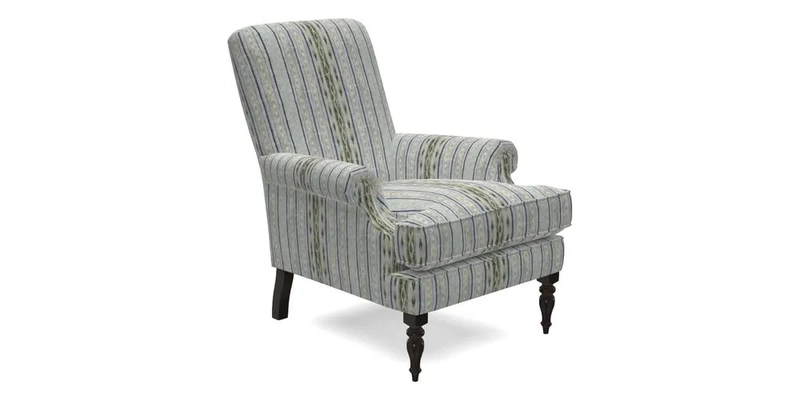 Thistle Chair in Indigo & Wills Morocco Epic Blue