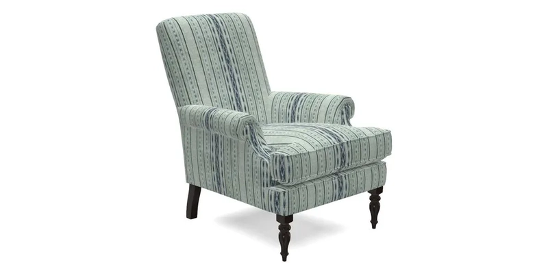 Thistle Chair in Indigo & Wills Morocco Epic Blue