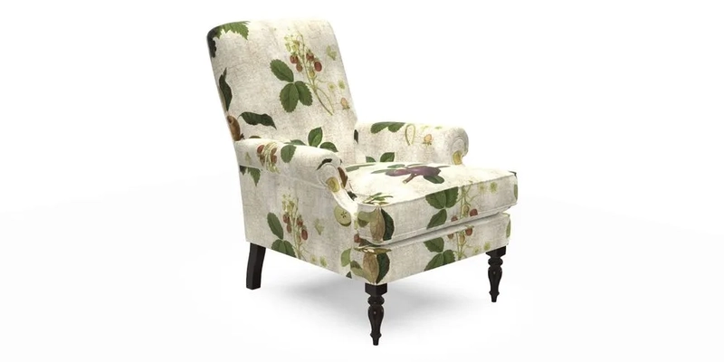 Thistle Chair in Indigo & Wills Morocco Epic Blue