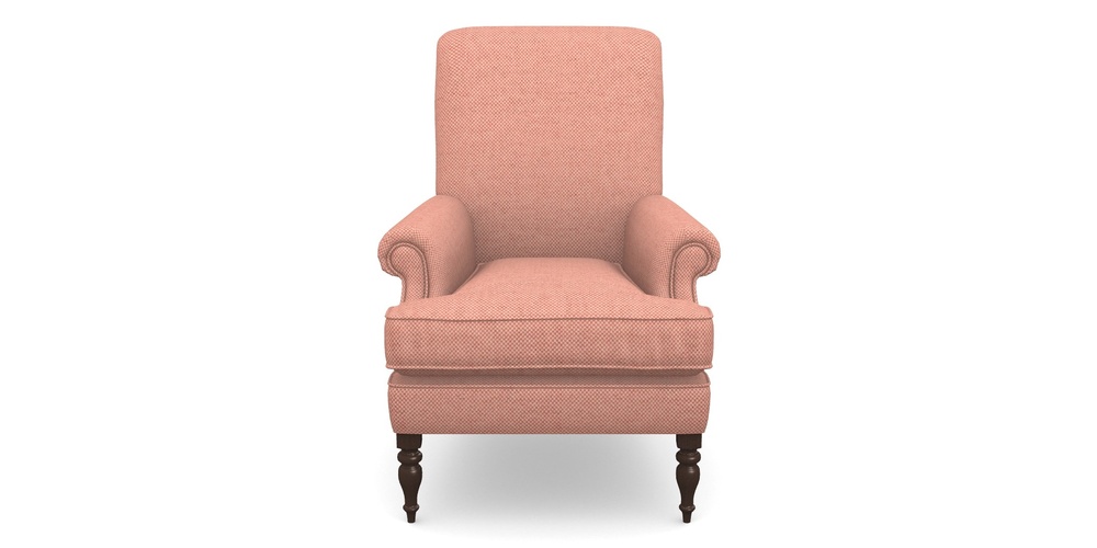 Product photograph of Thistle Chair In Basket Weave - Peony from Sofas and Stuff Limited