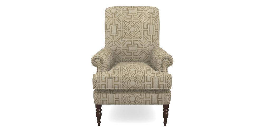 Product photograph of Thistle Chair In Rhs Collection - Large Knot Garden Linen - Gold from Sofas and Stuff Limited