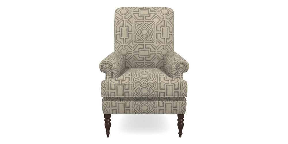 Product photograph of Thistle Chair In Rhs Collection - Large Knot Garden Linen - Grey from Sofas and Stuff Limited