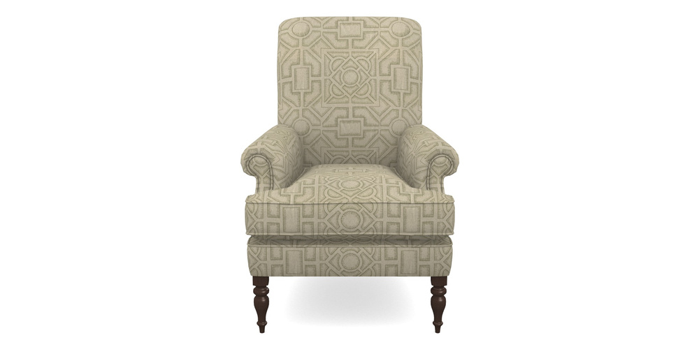 Product photograph of Thistle Chair In Rhs Collection - Large Knot Garden Linen - Pistachio from Sofas and Stuff Limited