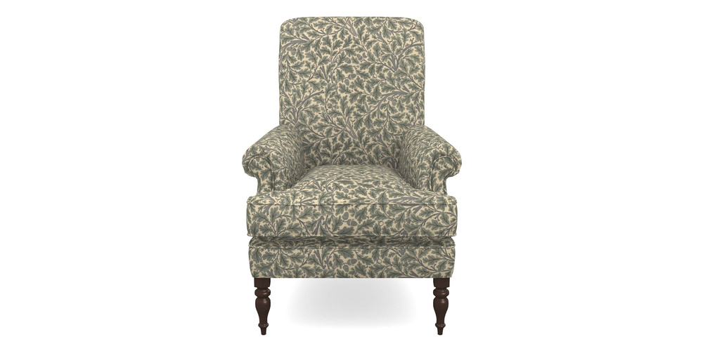 Product photograph of Thistle Chair In V A Drawn From Nature Collection - Oak Tree - Duck Egg from Sofas and Stuff Limited