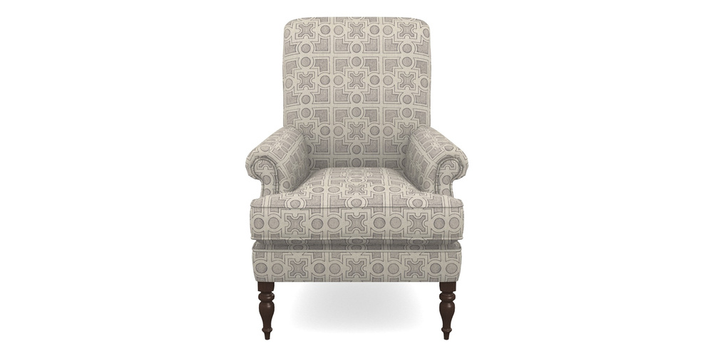 Product photograph of Thistle Chair In Rhs Collection - Small Knot Garden Cotton Weave - Grey from Sofas and Stuff Limited