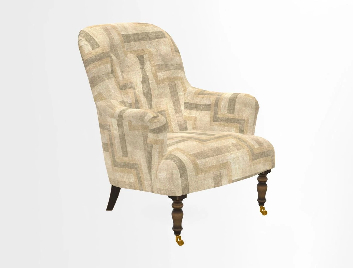 Tisbury Chair in House Clever Velvet Henna