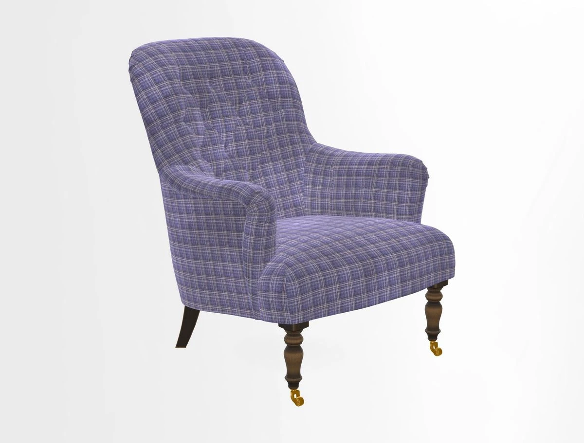 Tisbury Chair in House Clever Velvet Henna