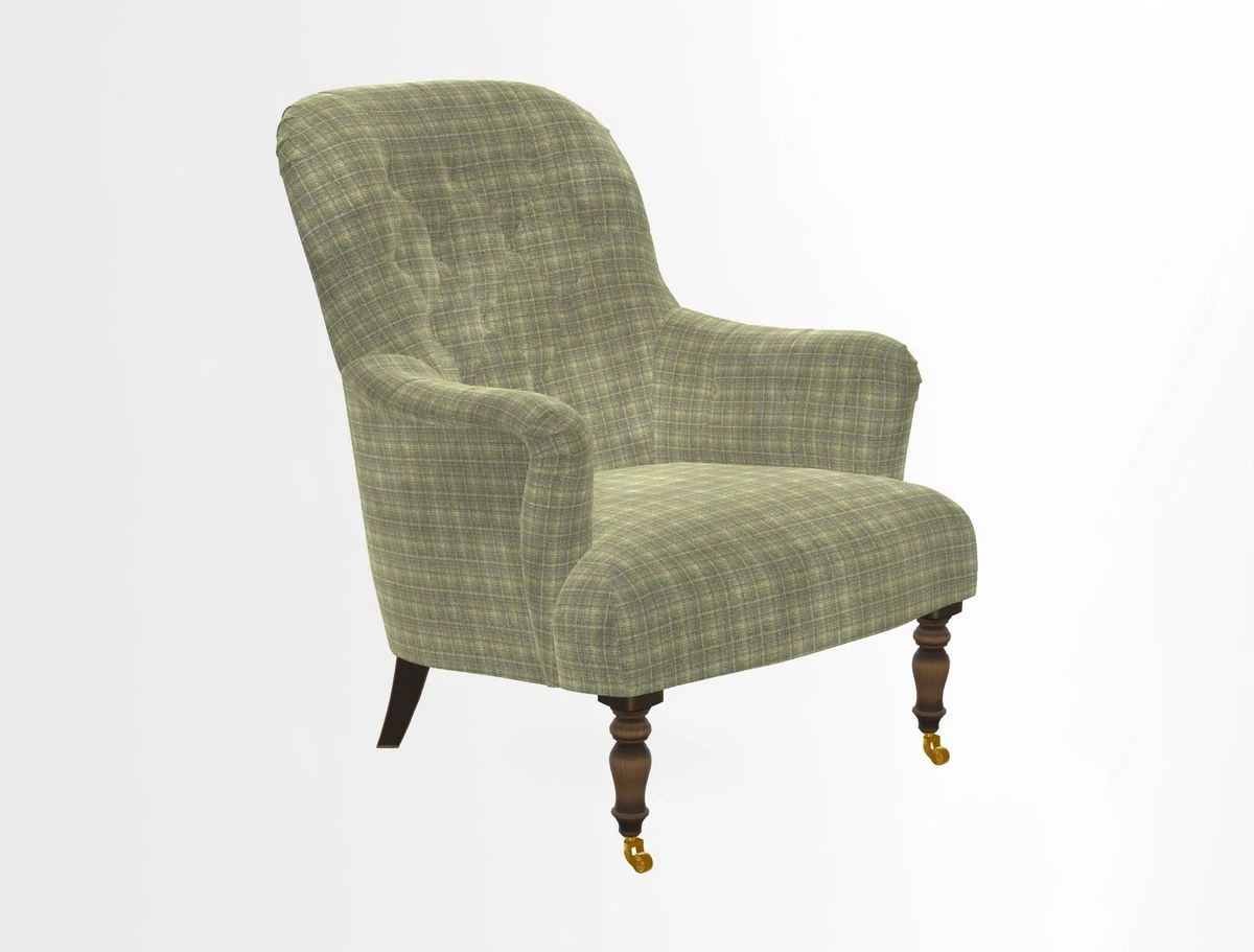 Tisbury Chair in House Clever Velvet Henna