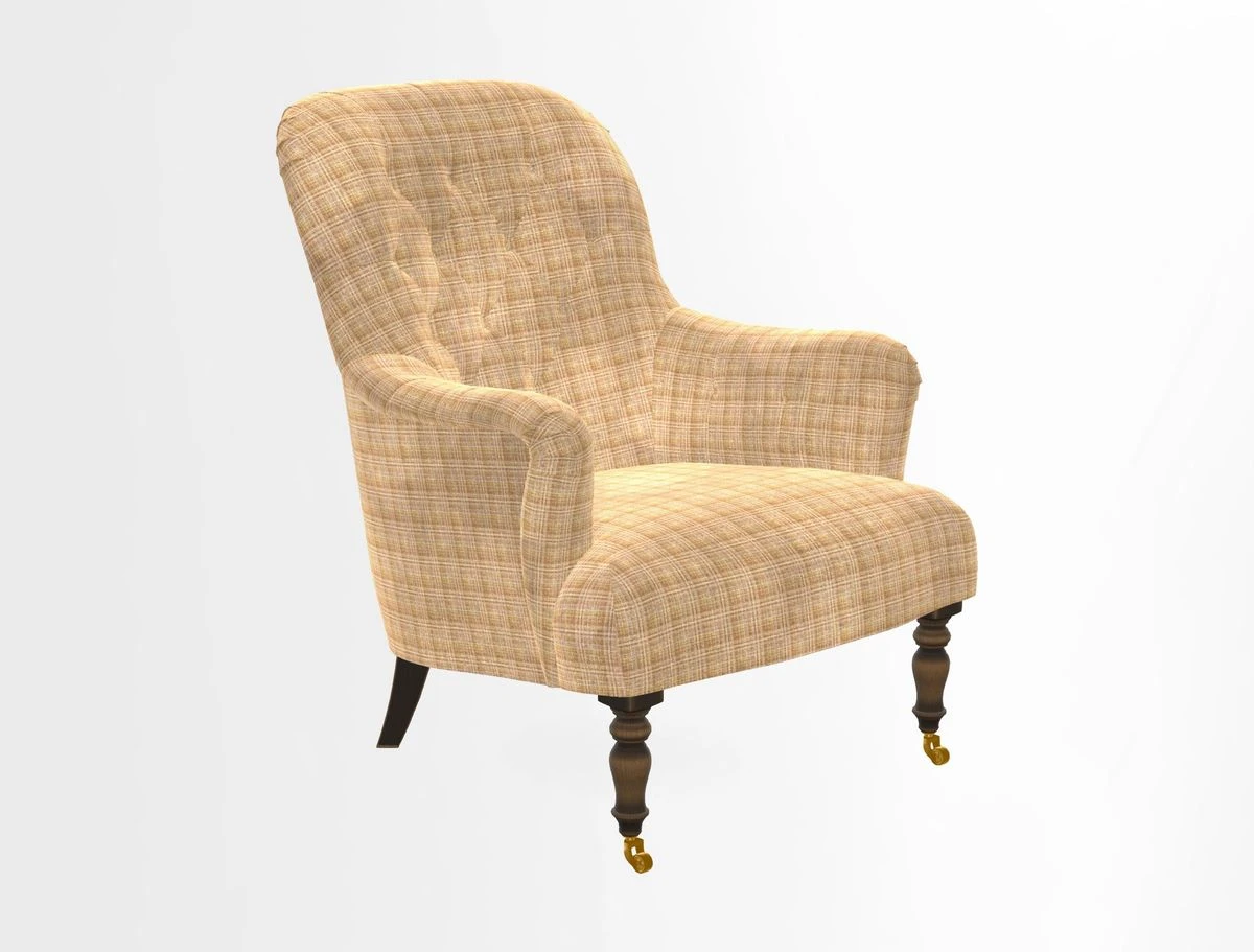 Tisbury Chair in House Clever Velvet Henna