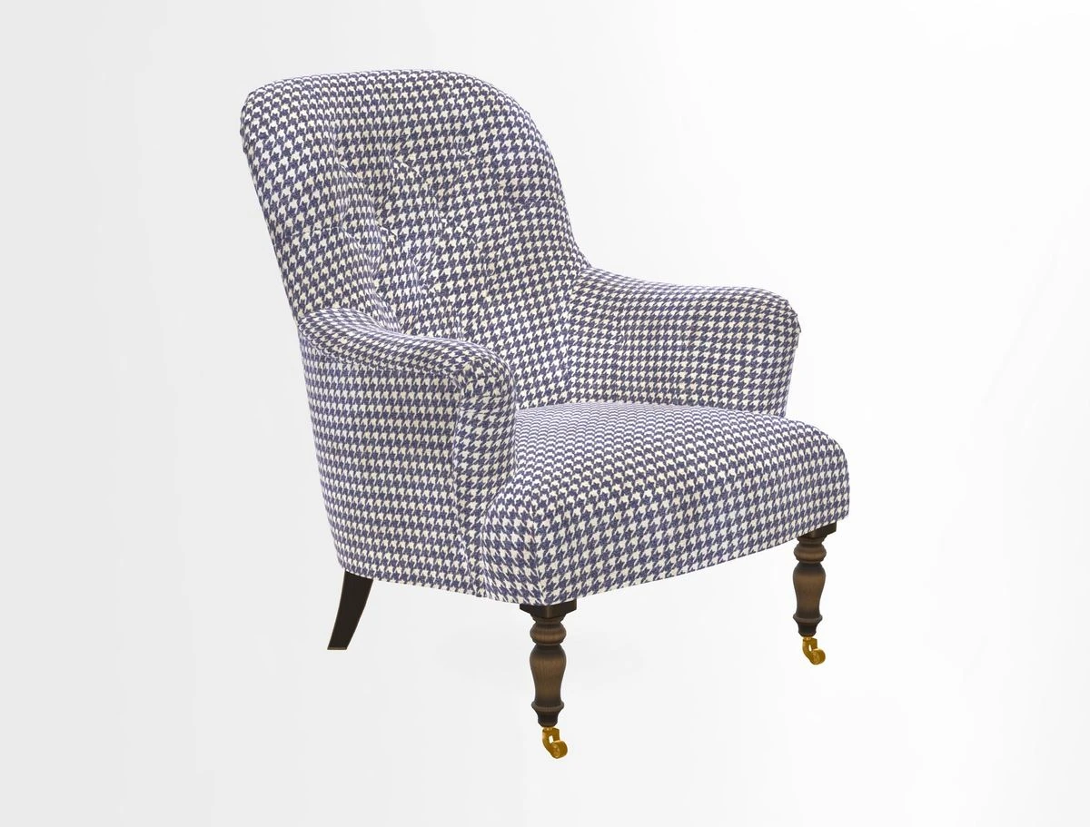 Tisbury Chair in House Clever Velvet Henna