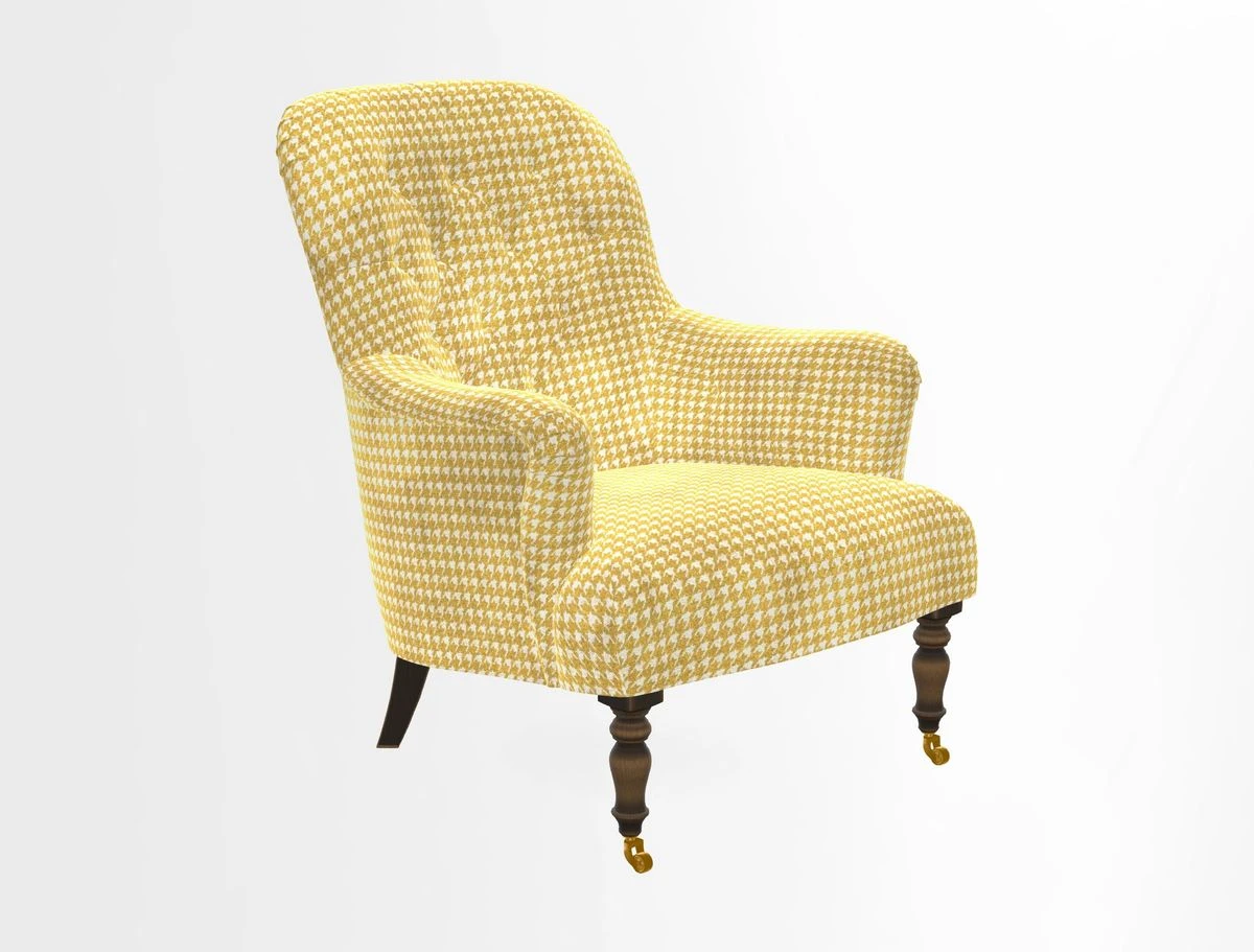 Tisbury Chair in House Clever Velvet Henna
