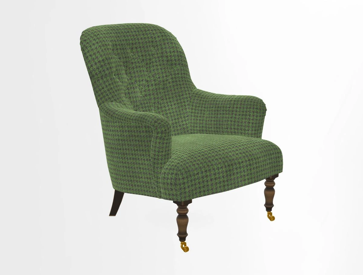 Tisbury Chair in House Clever Velvet Henna