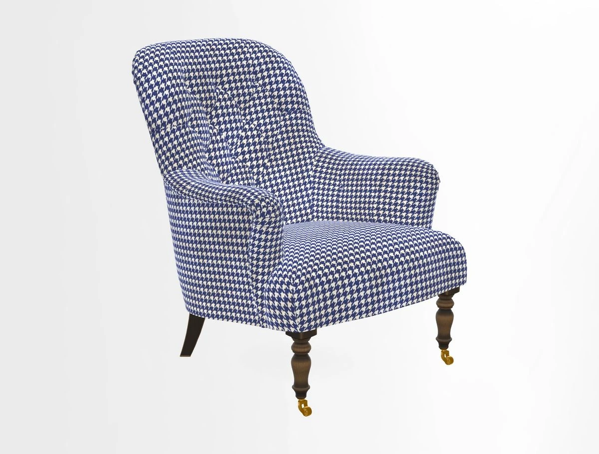 Tisbury Chair in House Clever Velvet Henna