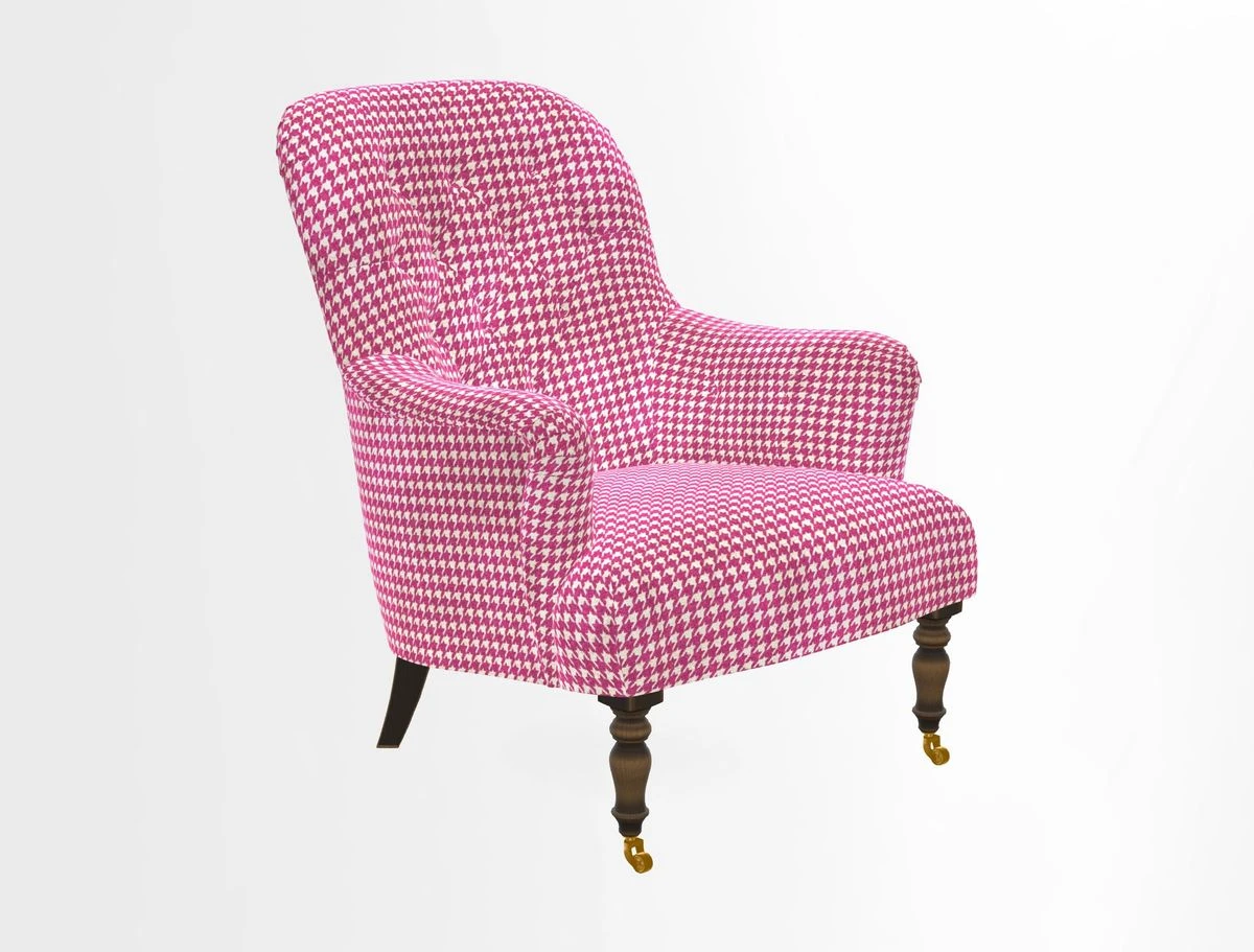 Tisbury Chair in House Clever Velvet Henna