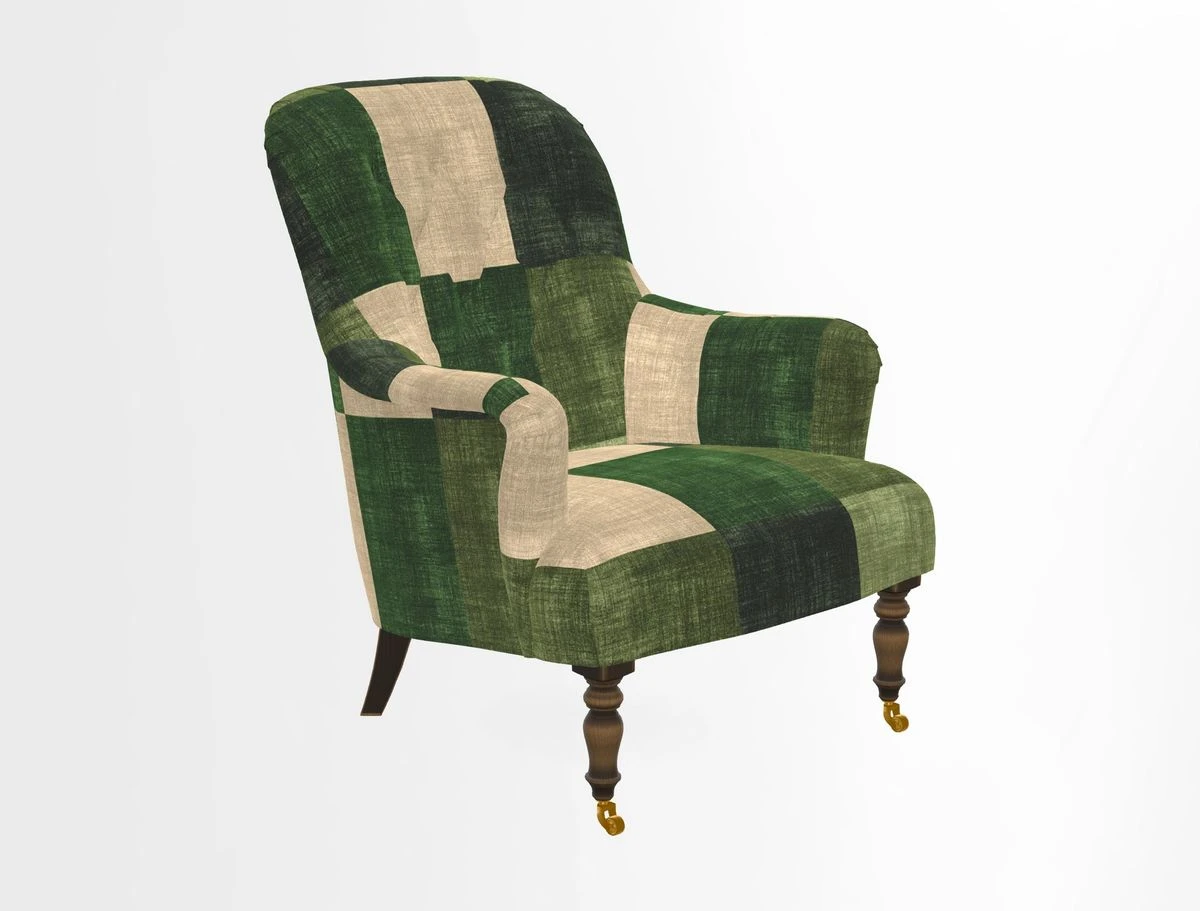 Tisbury Chair in House Clever Velvet Henna