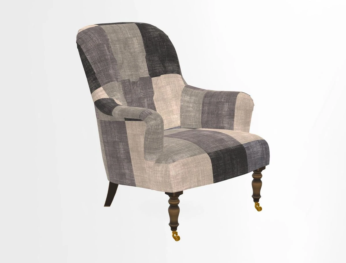 Tisbury Chair in House Clever Velvet Henna