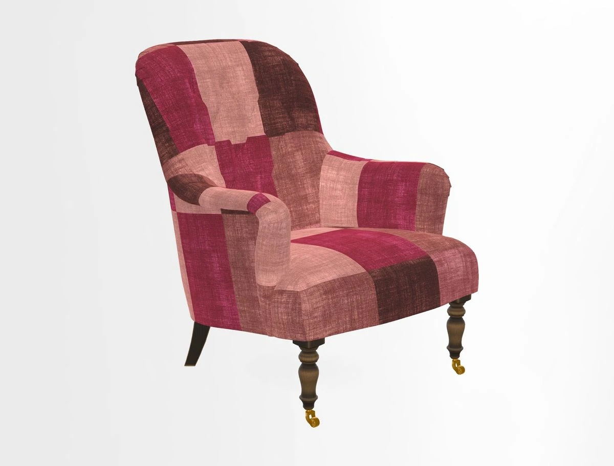 Tisbury Chair in House Clever Velvet Henna