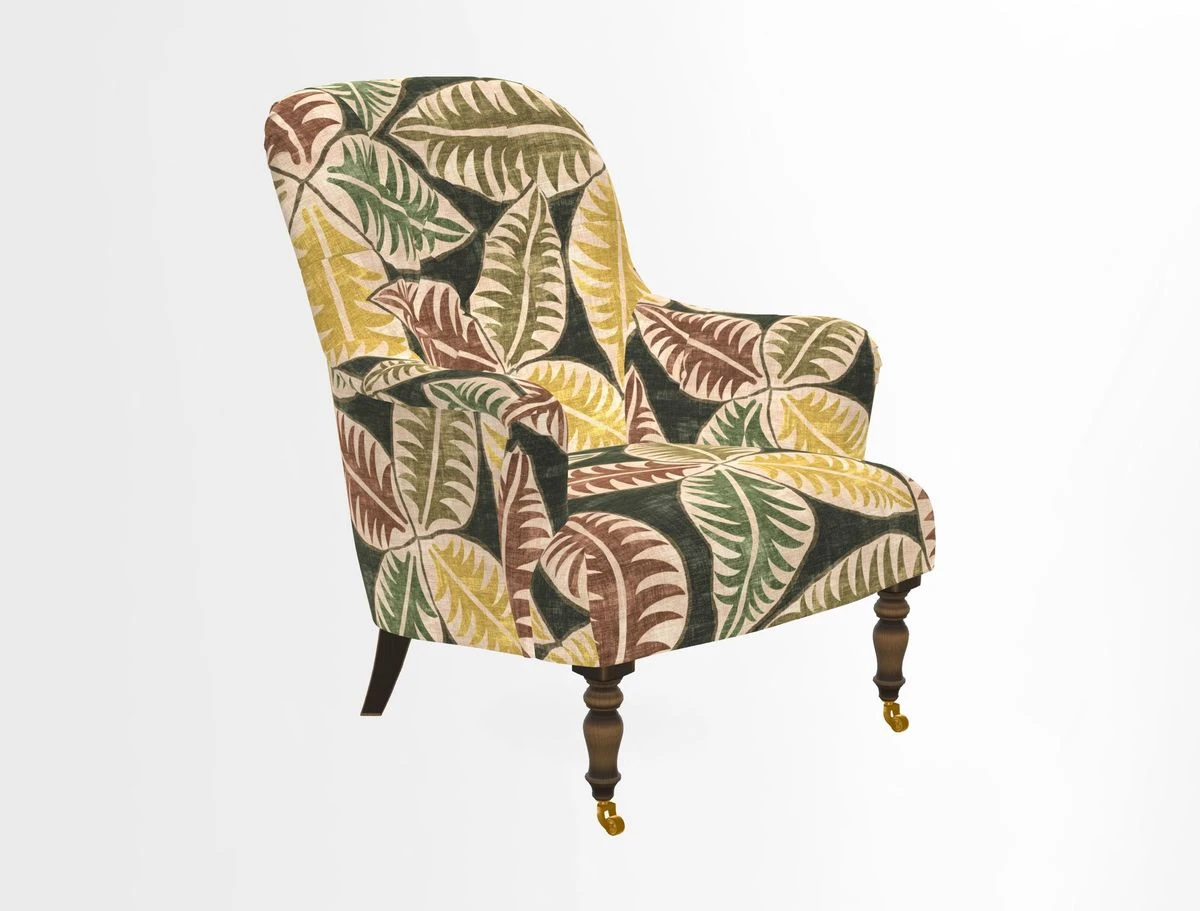 Tisbury Chair in House Clever Velvet Henna