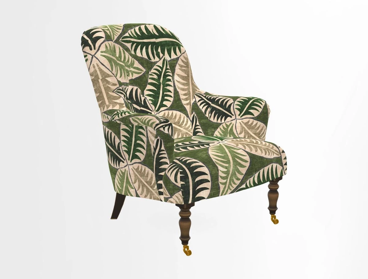 Tisbury Chair in House Clever Velvet Henna