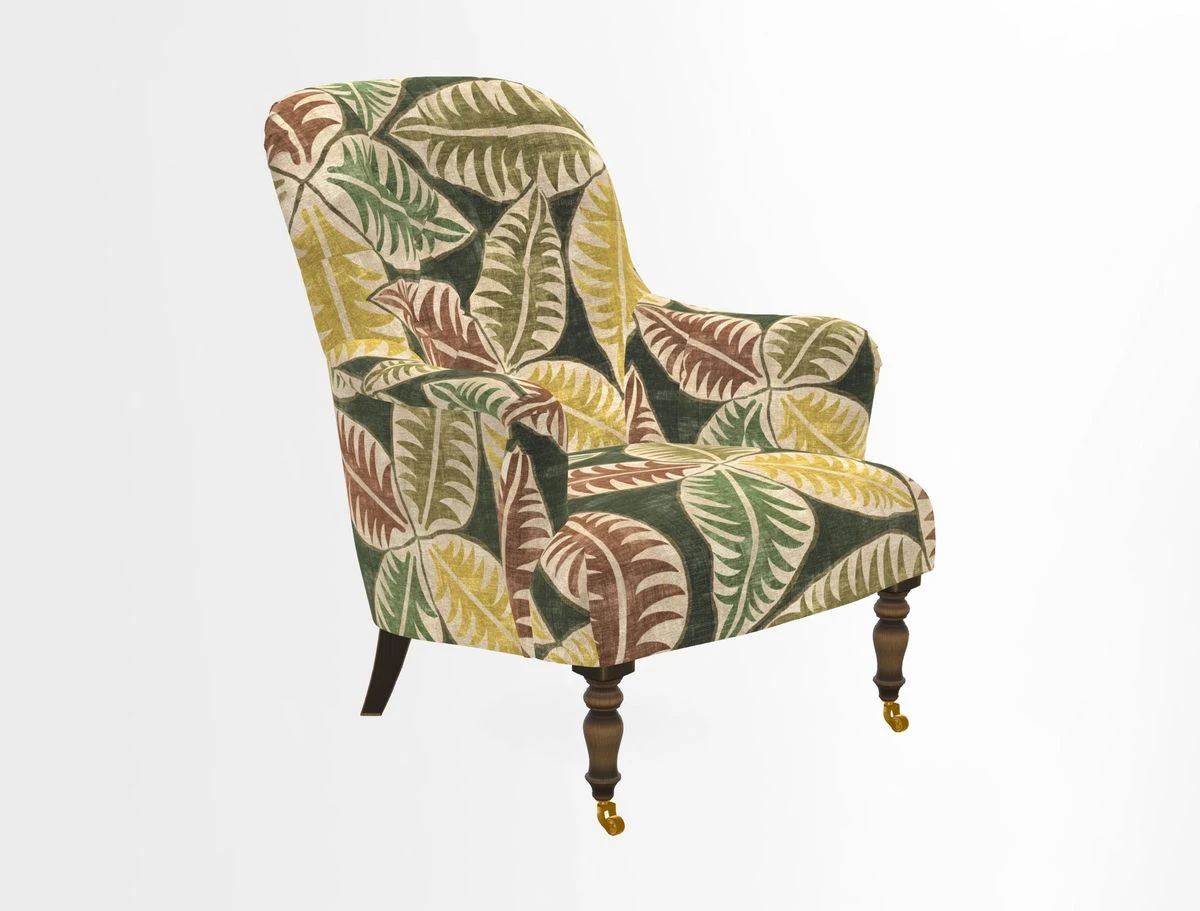 Tisbury Chair in House Clever Velvet Henna
