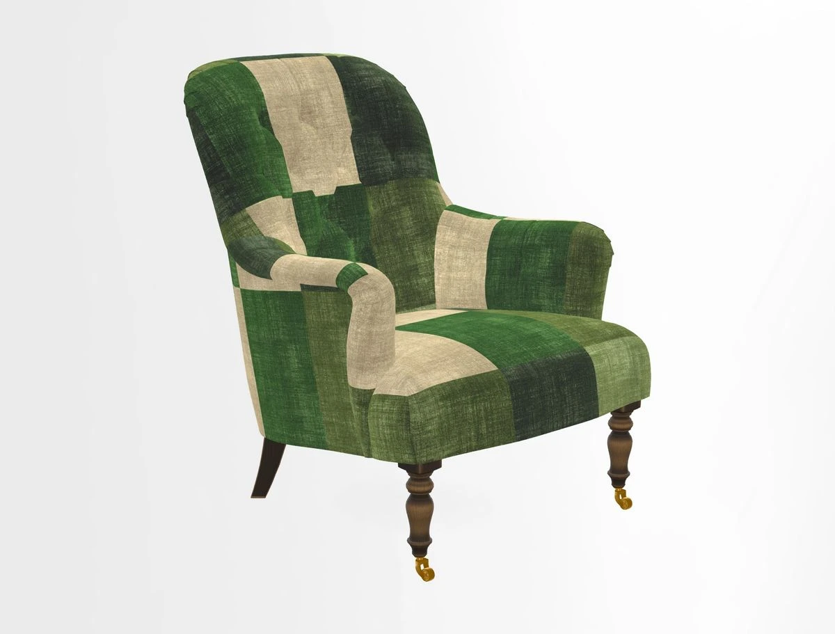 Tisbury Chair in House Clever Velvet Henna