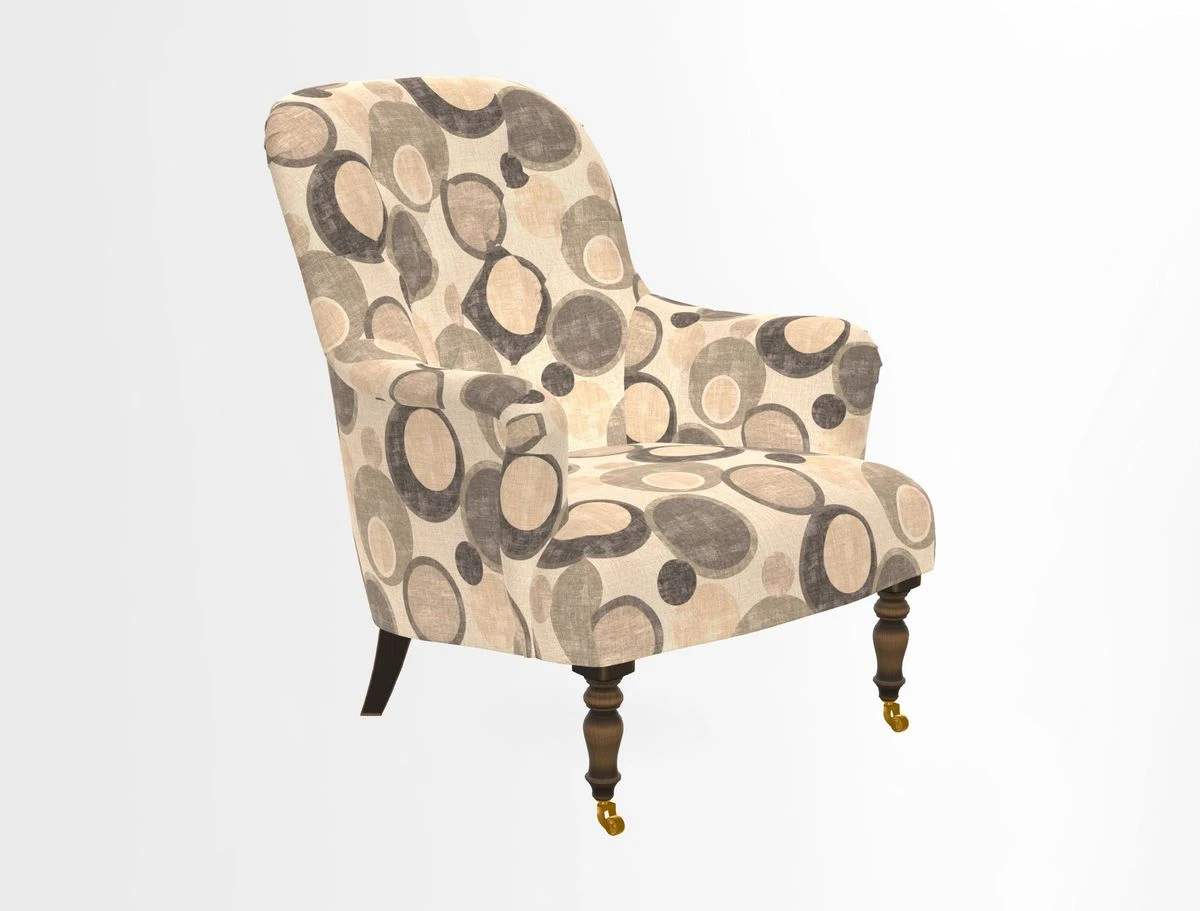 Tisbury Chair in House Clever Velvet Henna