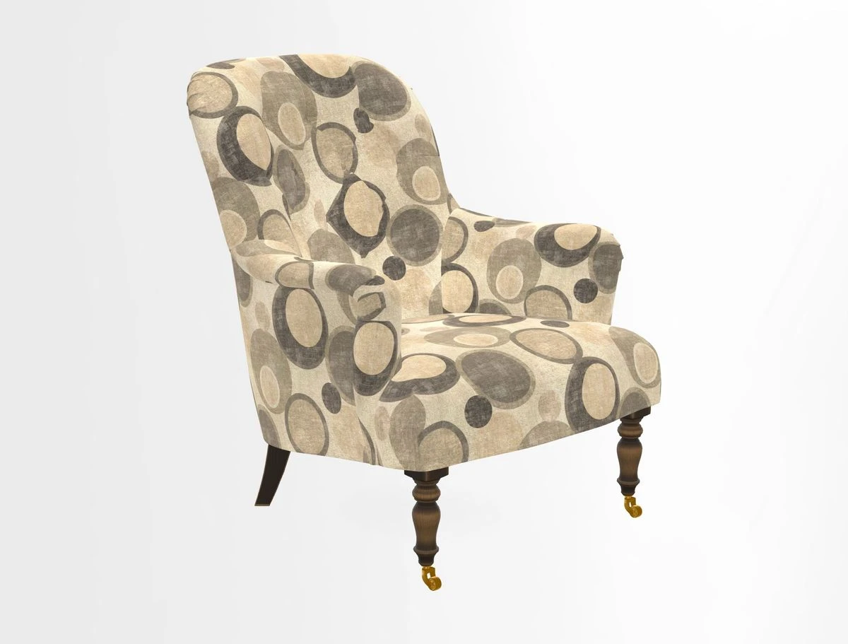 Tisbury Chair in House Clever Velvet Henna