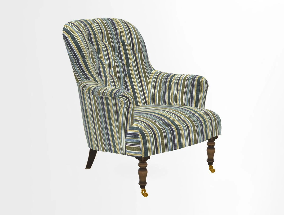 Tisbury Chair in House Clever Velvet Henna