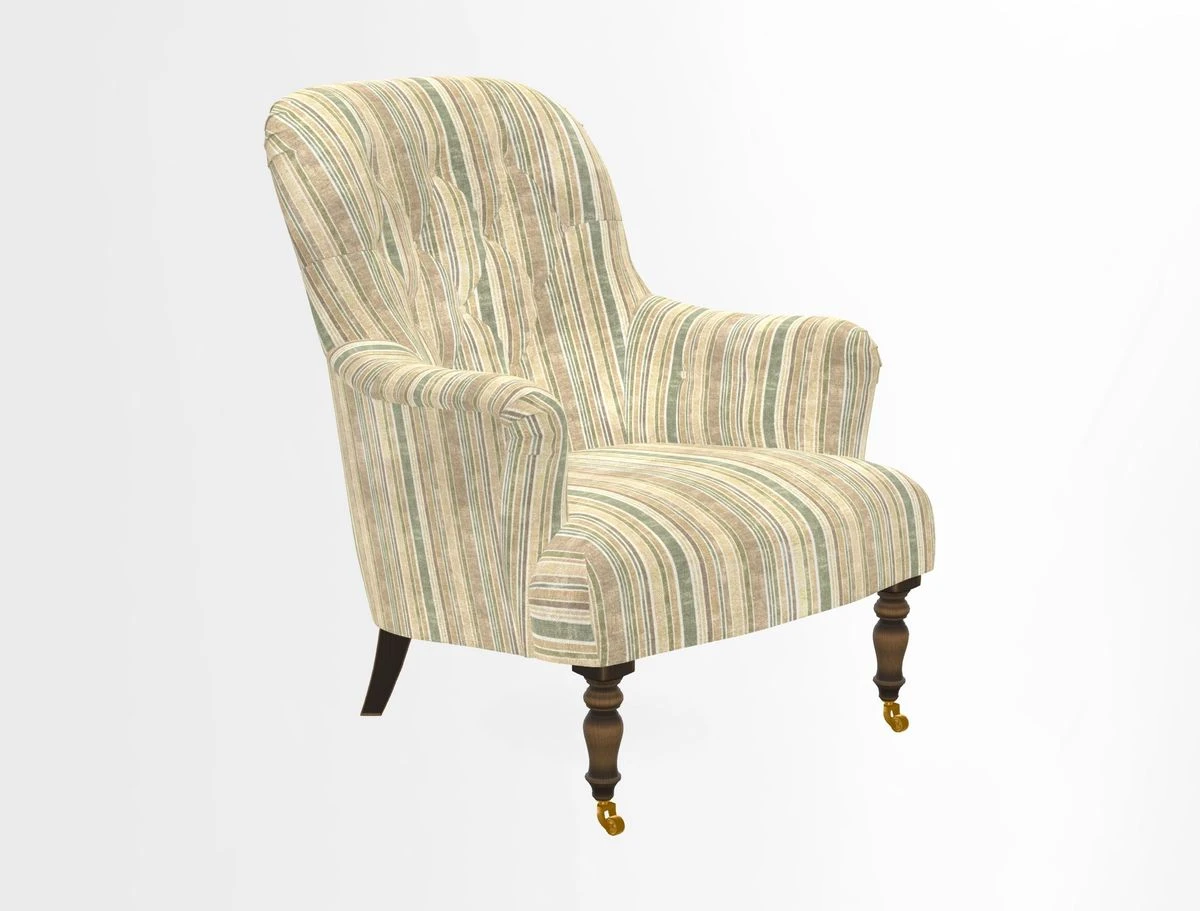 Tisbury Chair in House Clever Velvet Henna