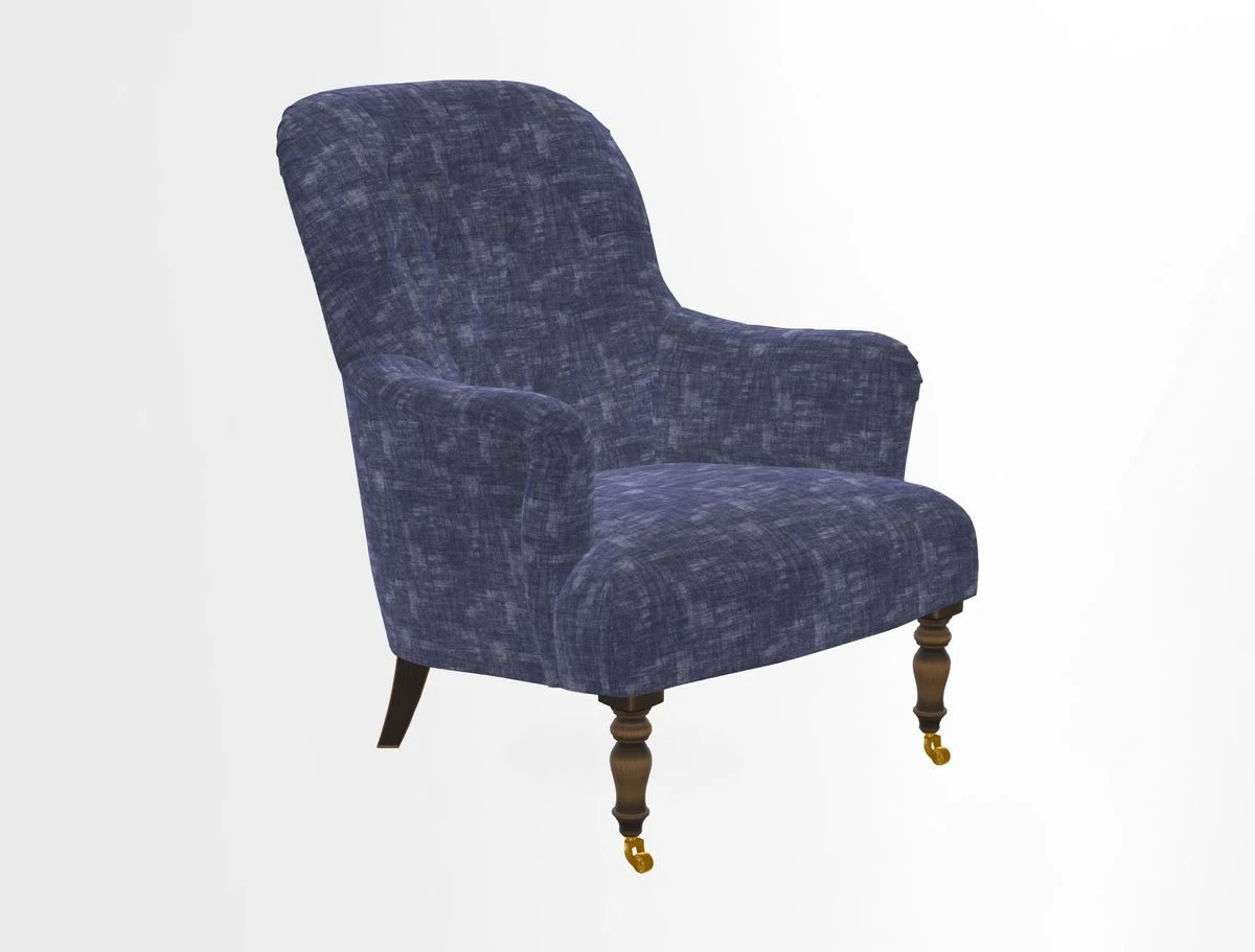 Tisbury Chair in House Clever Velvet Henna