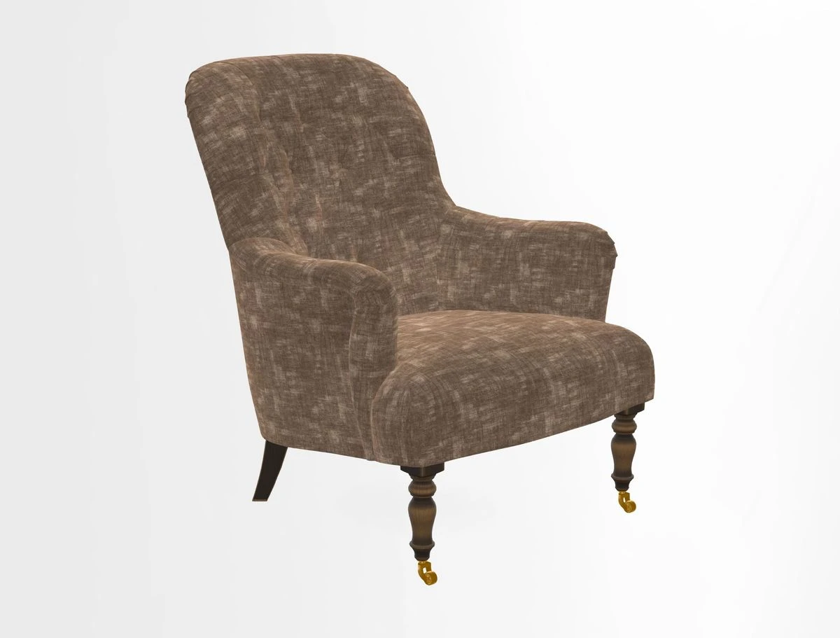 Tisbury Chair in House Clever Velvet Henna