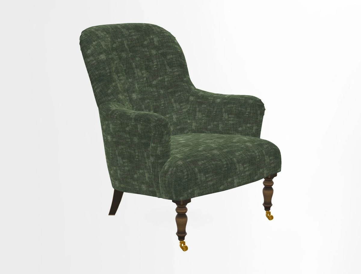 Tisbury Chair in House Clever Velvet Henna