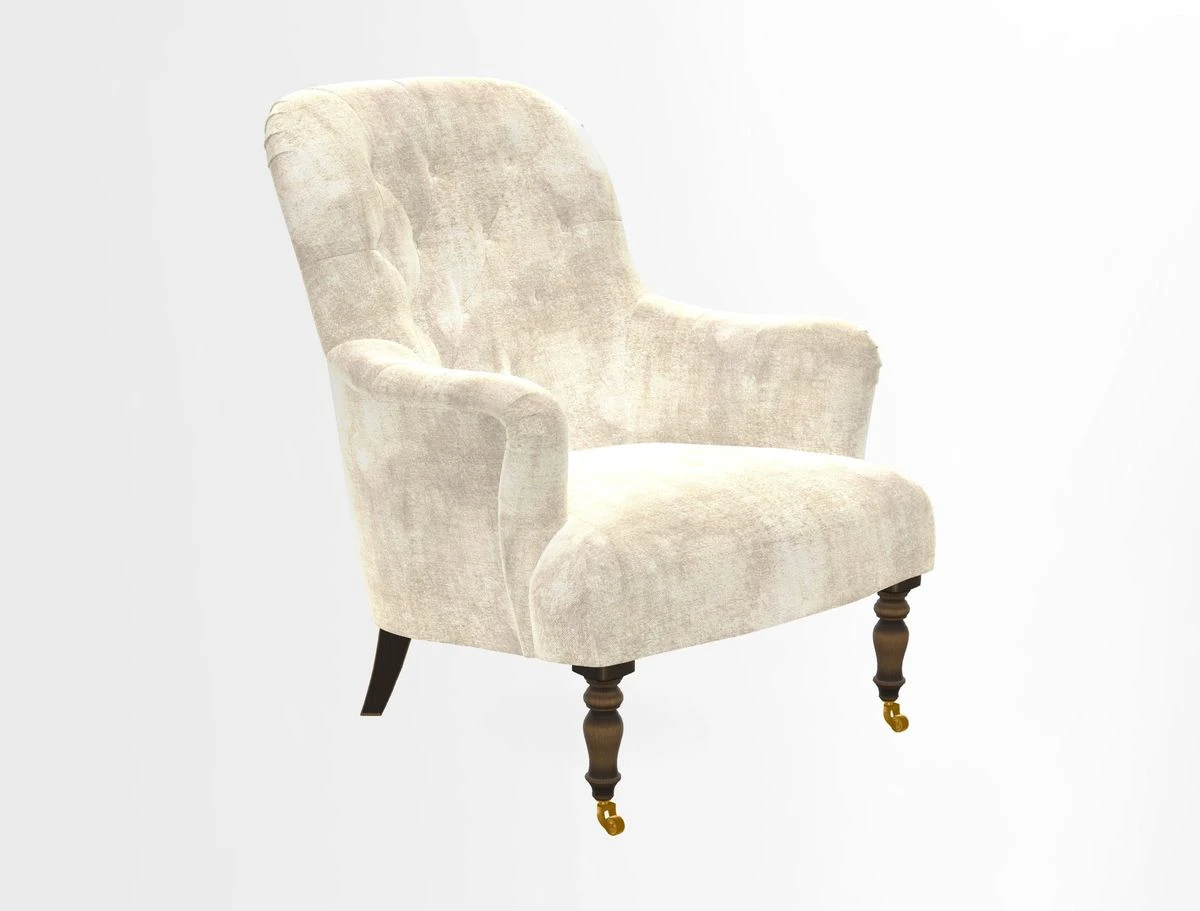 Tisbury Chair in House Clever Velvet Henna