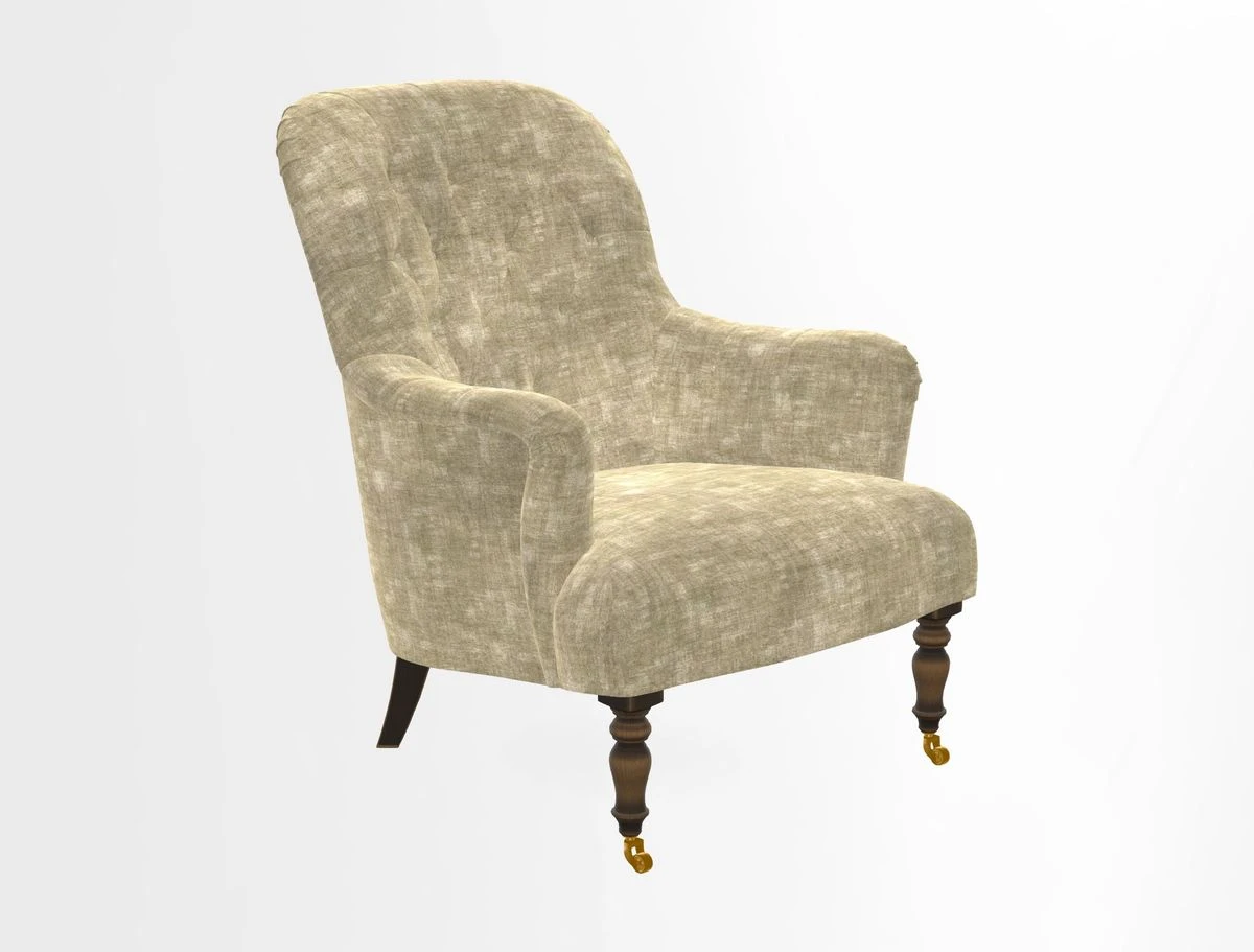 Tisbury Chair in House Clever Velvet Henna