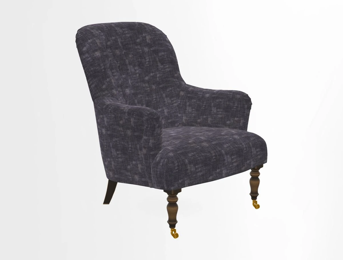 Tisbury Chair in House Clever Velvet Henna