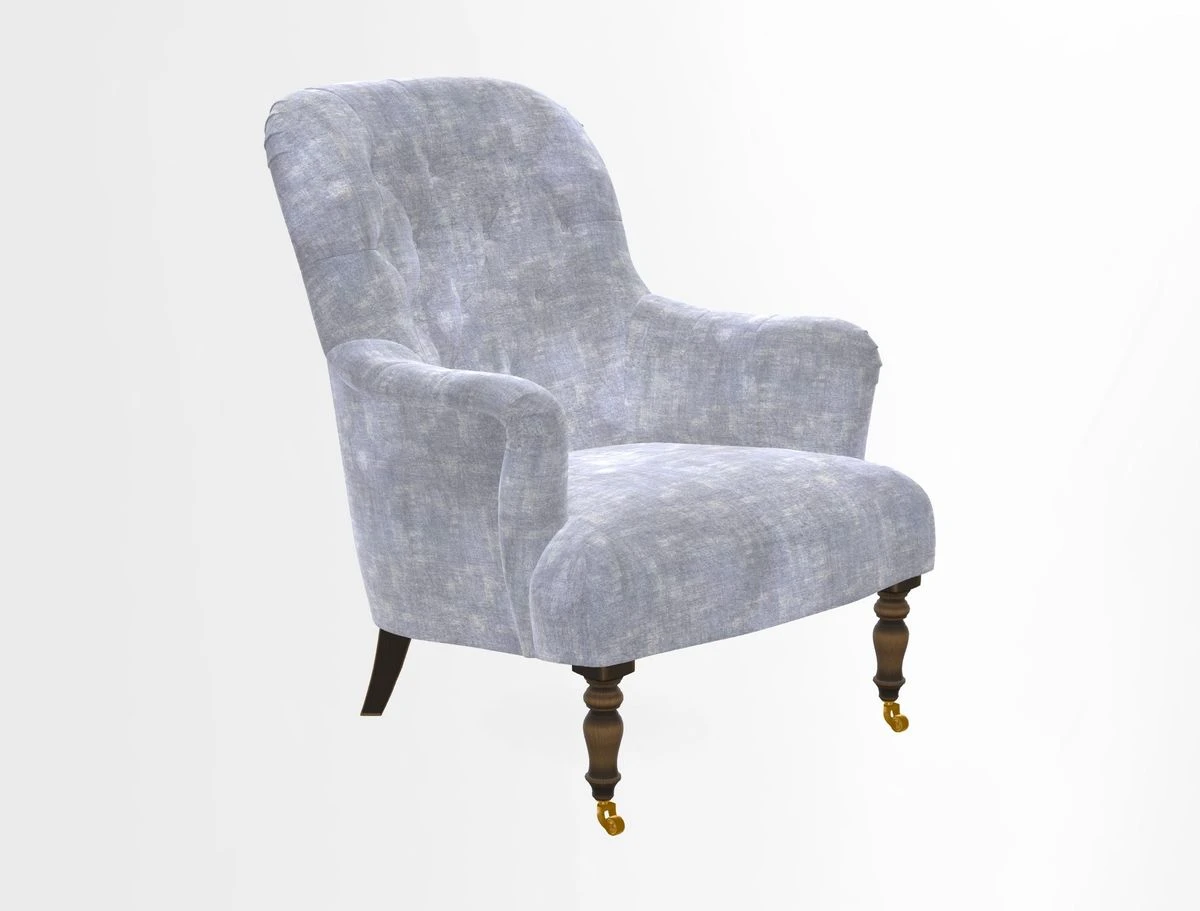 Tisbury Chair in House Clever Velvet Henna