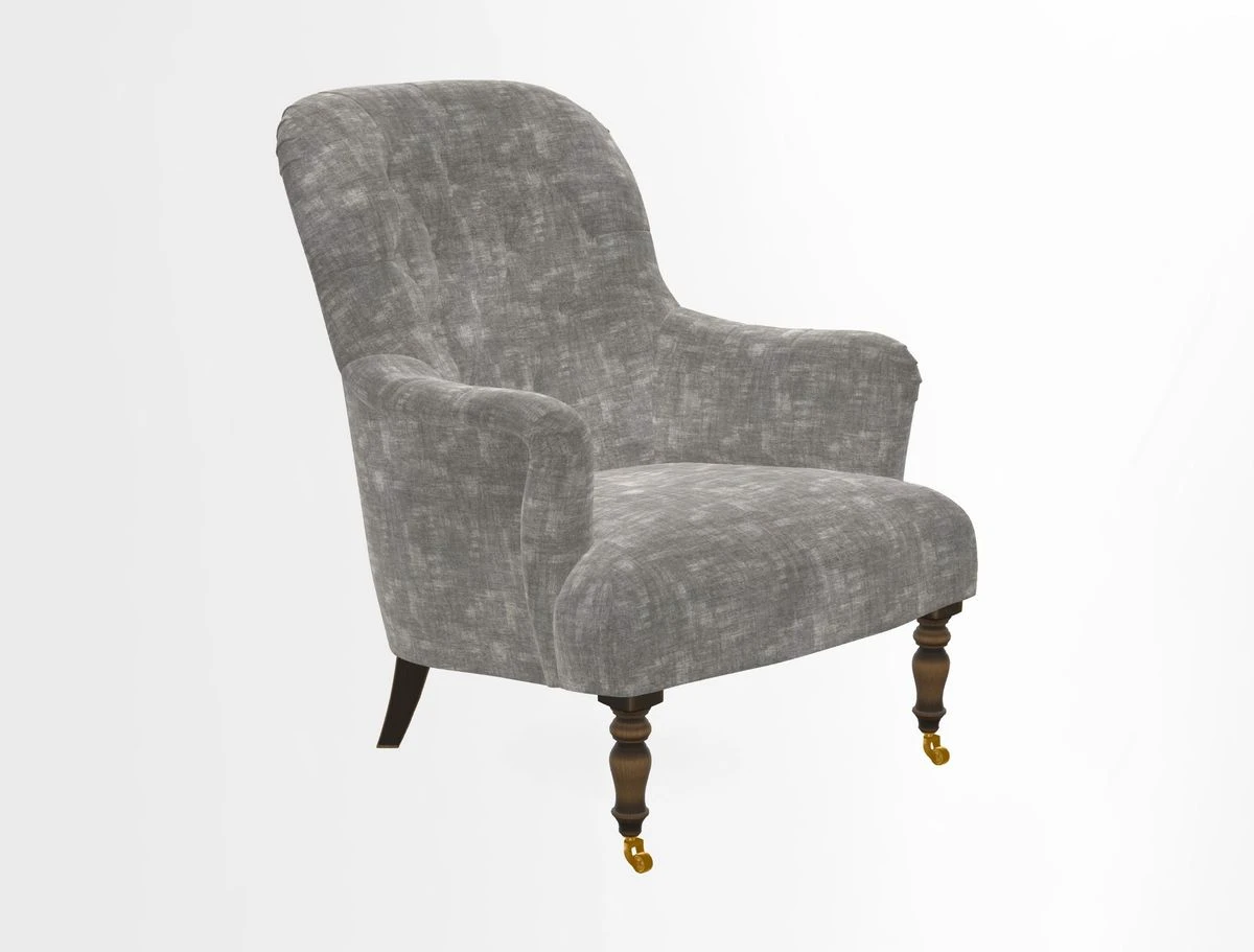 Tisbury Chair in House Clever Velvet Henna