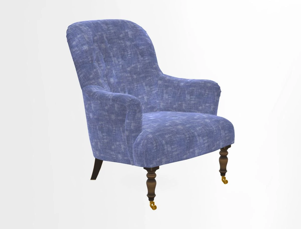 Tisbury Chair in House Clever Velvet Henna