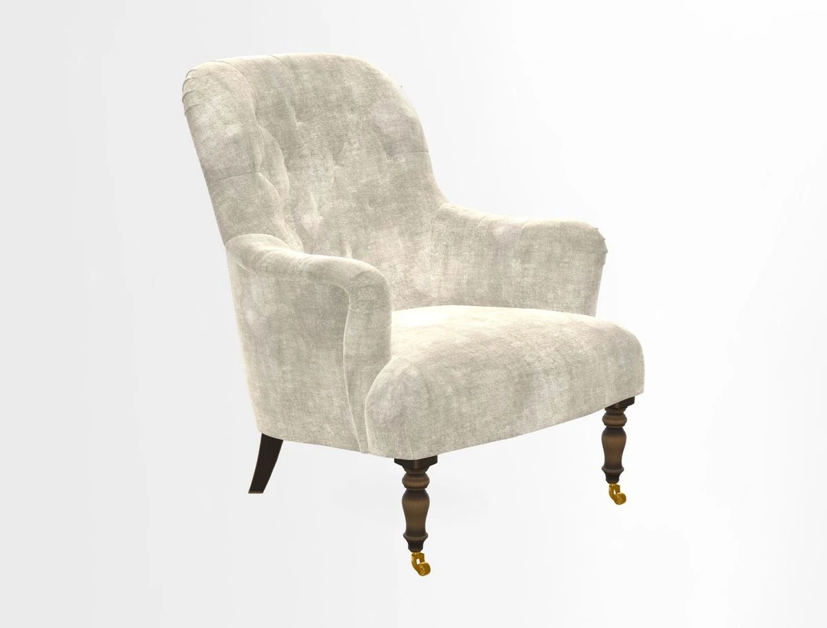 Tisbury Chair in House Clever Velvet Henna